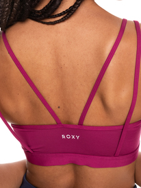 5 Feel Like Me Low Support Sports Bra Pink ERJKT03863 Roxy