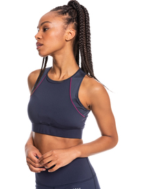 4 Interstellar Disco - Brassière maintien classique pour Femme Bleu ERJKT03864 Roxy