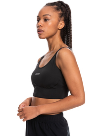 1 Boogie - Brassière de sport maintien supérieur pour Femme Noir ERJKT03865 Roxy