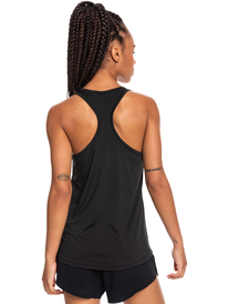 roxy, Womens Rock Non Stop Workout Vest Top, ANTHRACITE (kvj0) Rock Non Stop - Workout Vest Top for Women ERJKT03876