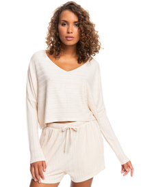 Catch Me If You Can - Long Sleeve Cropped Top for Women  ERJKT03906