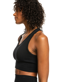 2 Leave A Little Love - Sport-BH für Frauen Schwarz ERJKT03935 Roxy