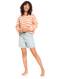 3 Just Like That - T-shirt manches longues pour Femme Marron ERJKT03946 Roxy