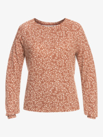 8 Womens Anchors Away Cosy Top Brown ERJKT03951 Roxy