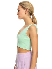 2 Time To Move - Rippstrick-Trägertop für Frauen Grün ERJKT03966 Roxy