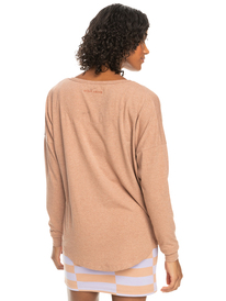 roxy, Never Coming Back - Long Sleeve Top for Women, CORK (ckl0) Never Coming Back - Long Sleeve Top for Women ERJKT03968