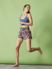 6 Heart Into It Elongated - Sport-BH für Frauen Blau ERJKT03976 Roxy