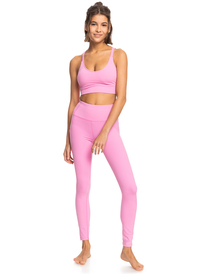 12 Heart Into It Sports Bra Pink ERJKT03976 Roxy