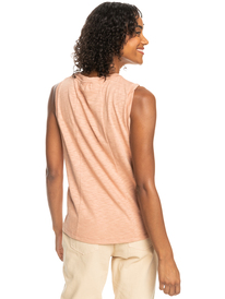 roxy, On The Shoreline - Top smanicato da Donna, CORK (ckl0) On The Shoreline - Vest Top for Women ERJKT03980