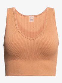 13 Womens Chill Out Seamless Sports Bra Brown ERJKT03983 Roxy