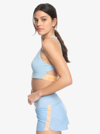 1 Bold Moves - Sujetador Deportivo para Mujer Azul ERJKT03985 Roxy
