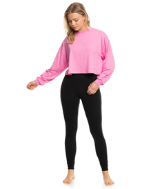 3 Naturally Active - T-shirt met Lange Mouwen voor Dames Pink ERJKT03990 Roxy