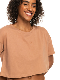 2 Essential - Camiseta Deportiva para Mujer Marron ERJKT03998 Roxy