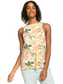 roxy, Better Than Ever Printed - Top für Frauen, SNOW WHITE SUBTLY SALTY MULTIC (wbk6) Better Than Ever Printed - Vest Top for Women ERJKT04010
