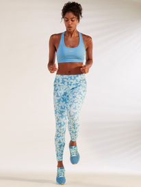 4 Roxy Active See The Good Sports Bra Blue ERJKT04015 Roxy