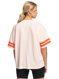 roxy, Essential Energy - Übergroßes Sport-T-Shirt für Frauen, PALE DOGWOOD (nds0) ESSENTIAL ENERGY STRIPES TEE ERJKT04045