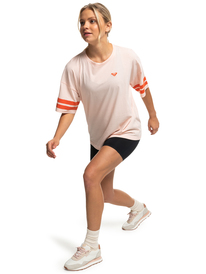3 Essential Energy - Oversized Sportshirt voor Dames Orange ERJKT04045 Roxy