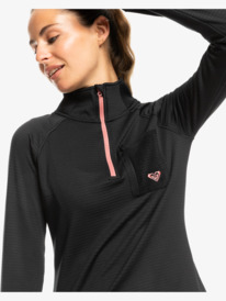 2 Waves Of Warmth Waffle - Top técnico y térmico de manga larga para Mujer Negro ERJKT04069 Roxy