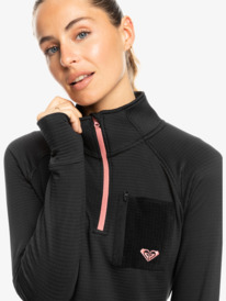 4 Waves Of Warmth Waffle - Top técnico y térmico de manga larga para Mujer Negro ERJKT04069 Roxy
