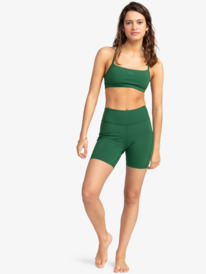 7 Kelia Sports Bra Green ERJKT04095 Roxy