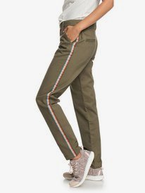 2 Poetry Soul - Pantalon chino pour Femme Vert ERJNP03189 Roxy
