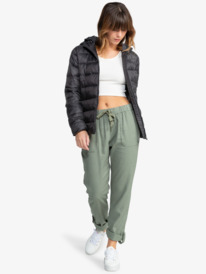 4 On The Seashore Cargo Pants Green ERJNP03294 Roxy