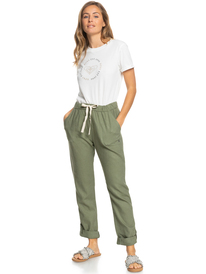 3 On The Seashore Cargo Pants Beige ERJNP03294 Roxy