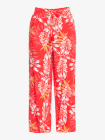 6 Slow Rhythm Elasticized Beach Pants Red ERJNP03439 Roxy