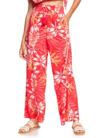 2 Slow Rhythm Elasticized Beach Pants Red ERJNP03439 Roxy