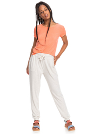 3 Just For Chilling Non-Denim Pants Beige ERJNP03445 Roxy