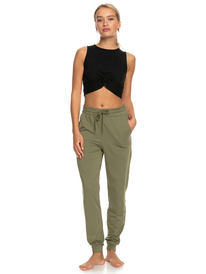 3 Bitter Sweet Symphony - Pantalon de sport pour Femme Beige ERJNP03454 Roxy