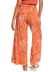 4 Midnight Avenue Wide-Leg Pants Brown ERJNP03461 Roxy