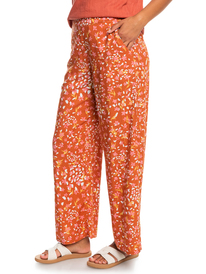 1 Midnight Avenue Wide-Leg Pants Brown ERJNP03461 Roxy