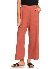 5 Womens New Chance Ankle Length Trousers Pink ERJNP03477 Roxy