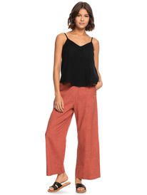 8 Womens New Chance Ankle Length Trousers Pink ERJNP03477 Roxy