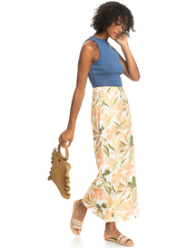 8 Midnight Avenue - Pantaloni leggeri da Donna White ERJNP03484 Roxy