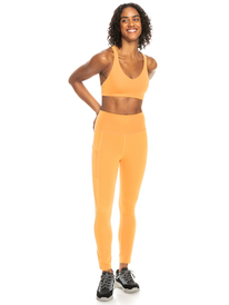 3 Heart Into It Ankle - Funktionelle Leggings für Frauen Orange ERJNP03488 Roxy