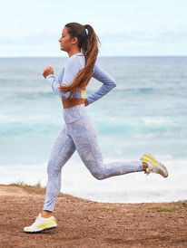 1 Heart Into It Ankle PT - Legging technique pour Femme Violet ERJNP03492 Roxy
