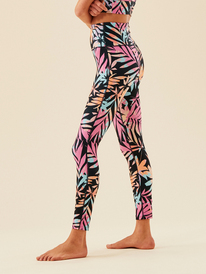 3 Womens Heart Into It Technical Leggings Black ERJNP03492 Roxy