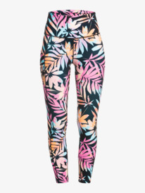 13 Womens Heart Into It Technical Leggings Black ERJNP03492 Roxy