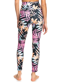 12 Womens Heart Into It Technical Leggings Black ERJNP03492 Roxy