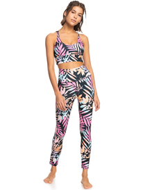 11 Womens Heart Into It Technical Leggings Black ERJNP03492 Roxy