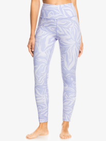 8 Heart Into It Ankle PT - Legging technique pour Femme Violet ERJNP03492 Roxy