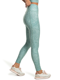 6 Heart Into It PT - Technische Legging voor Dames Blue ERJNP03493 Roxy