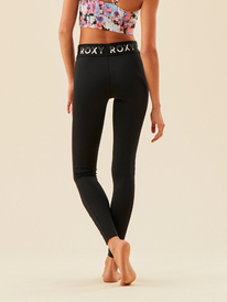 6 Womens Bold Moves Technical Leggings Black ERJNP03494 Roxy