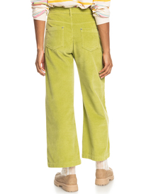 14 Surf On Cloud - Pantaloni di velluto con gamba ampia da Donna Green ERJNP03523 Roxy
