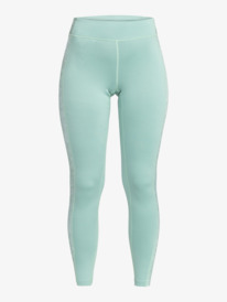 14 Waves Of Warmth Brushed - Technical Leggings for Women Blue ERJNP03534 Roxy