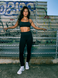 2 Kelia 7 High Waist Leggings Black ERJNP03541 Roxy