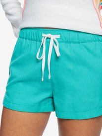 1 New Impossible Love Elasticized Shorts Blue ERJNS03266 Roxy