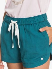 2 New Impossible Love Elasticized Shorts Blue ERJNS03266 Roxy